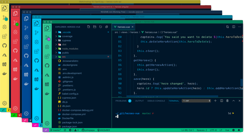 Peacock VS Code Extension