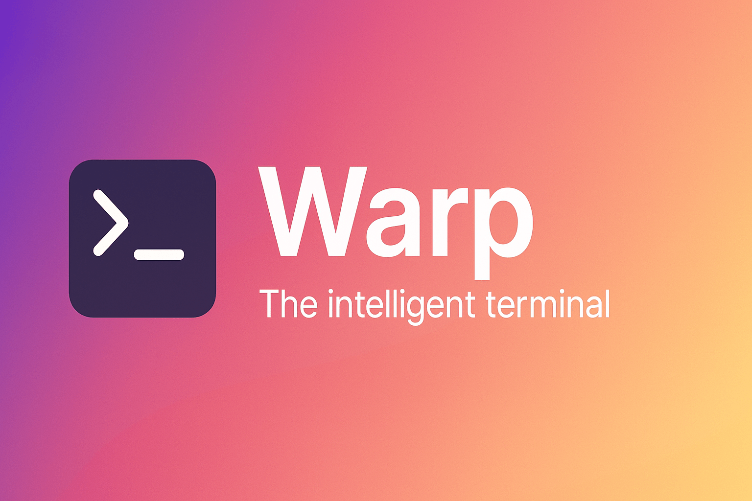 Warp: The intelligent terminal