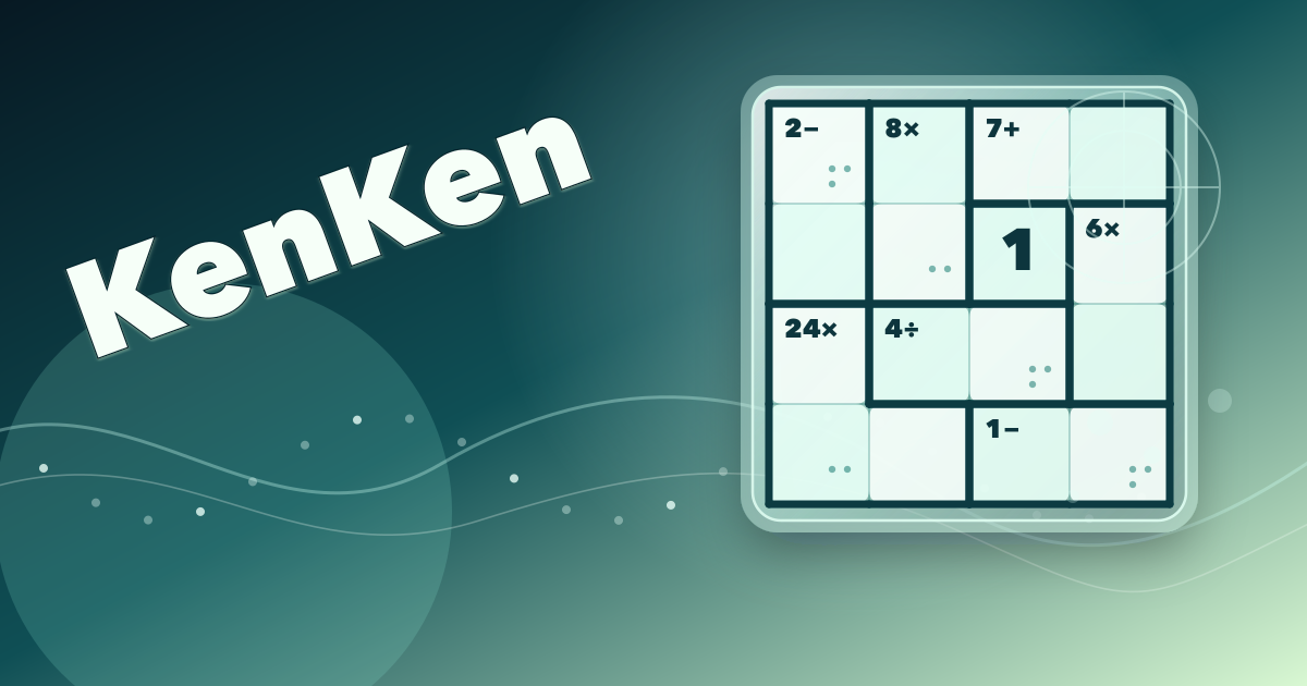KenKen puzzle preview